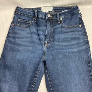 Everlane The curvy high rise skinny blue jeans size 27 crop